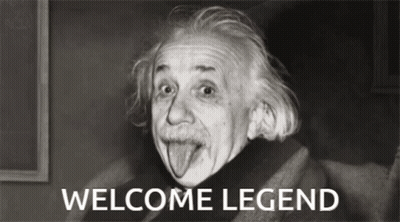 Albert Einstein Tongue Out Funny Face GIF