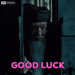 Albus Dumbledore Saying Good Luck