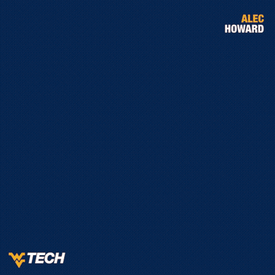 Alec Howard Blue Tank Top Tiger Print GIF