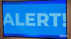 Alert Blue Warning  GIF