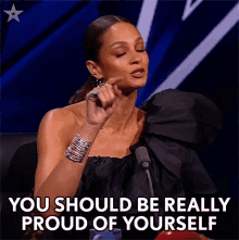 Alesha Dixon Proud Judge Of BGT GIF