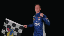 Alex Bowman No To Finish Line GIF
