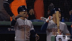 Alex Bregman Fist Pump Celebration GIF