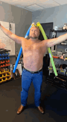 Alex Jones Shirtless Funny Headress GIF