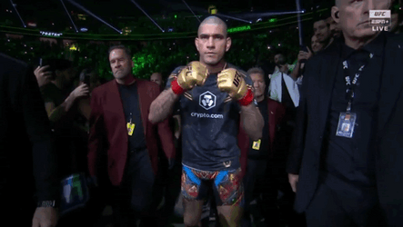 Alex Pereira Arrow Entrance Air Box GIF