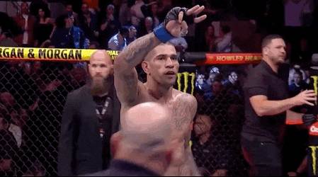 Alex Pereira Getting Lifted GIF
