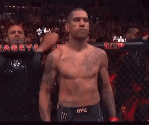 Alex Pereira Introduction Face GIF