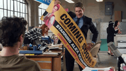 Alex Schumacker Sign Under Construction GIF