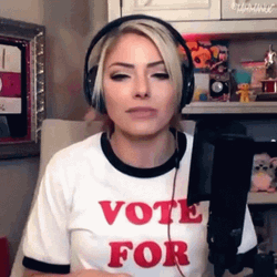 Alexa Bliss Vote For Pedro Tee GIF