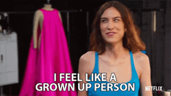 Alexa Chung Grown Up Person GIF