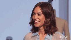 Alexa Chung Horrified GIF