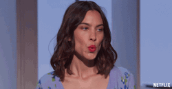 Alexa Chung Whistle GIF