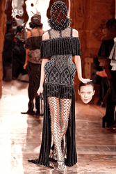 Alexander McQueen Head Cage 2013 GIF