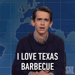 Alexis I Love Texas Barbecue GIF