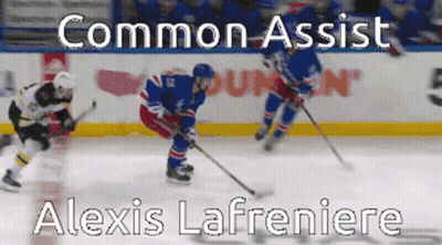 Alexis Lafreniere Hockey Player On Ice GIF