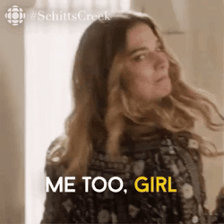 Alexis Rose Me Too Girl GIF