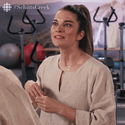 Alexis Rose Says Gotcha GIF