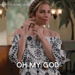 Alexis Rose That Sounds So Random GIF