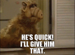 Alf Fast Hes Quick GIF