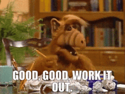 ALF Gordon Shumway Puppet Good Good  GIF
