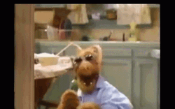 Alf Singing On Microphone GIF