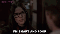 Ali McGraw I'm Smart And Poor GIF