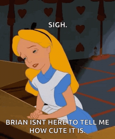 Alice From Alice In Wonderland Sighs GIF