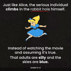 Alice In The Wonderland Rabbit Holes Movie GIF