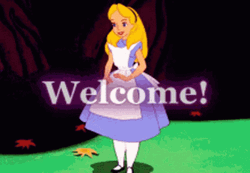 Alice In Wonderland Welcome