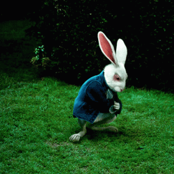 Alice In Wonderland White Rabbit Clock