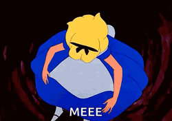 Alice Me Fall Down In Rabbit Hole GIF
