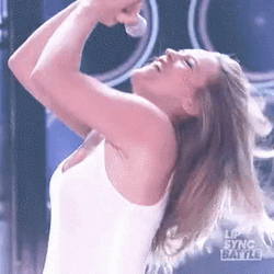 Alicia Silverstone Singing GIF