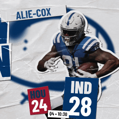 Alie Cox Running With Football GIF