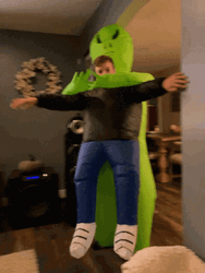 Alien Abduction Inflatable Man