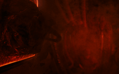 Alien Chestburster Leaping Water Submerged  GIF