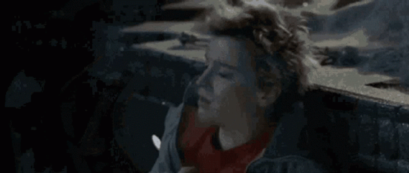 Alien Chestburster Surfacing From Chest GIF