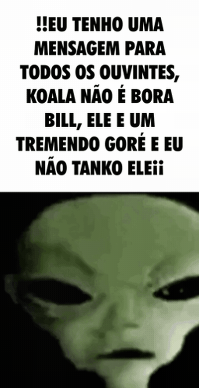 Alien Saying Eu Tenho Uma Mensagem Para Todos Os Ouvintes GIF
