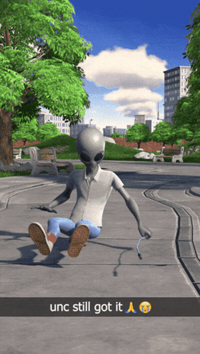Alien Saying UNC Still Got It GIF
