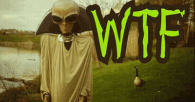 Alien Saying WTF GIF