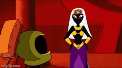 Alien Sitting On Couch Making Funny Face GIF