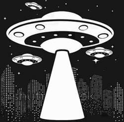 Alien Spaceship City Invasion