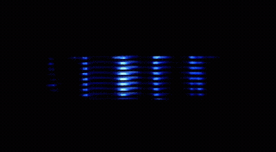 Aliens Text In Blue GIF