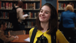 Alison Brie Says Sup GIF