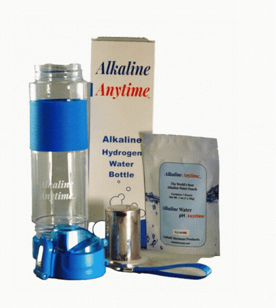 Alkaline Anytime Bottle Next To Box GIF