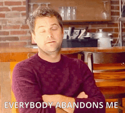 All Alone Abandons Me Joshua Jackson GIF