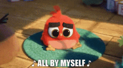 All Alone By My Self Angry Birds GIF