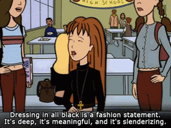 All Black Fashion Statement  GIF