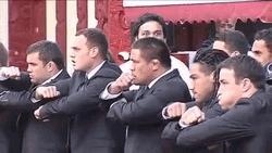 All Black Rugby Players Traditional Dance