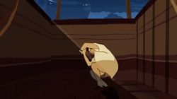 All By Myself Animation On Ship GIF
