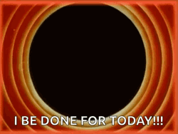 All Done That's All Folks Outro GIF